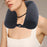 Travel Pillow Ergonomic Neck Support Pillow for Home Traveling Sleeping Black