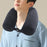 Travel Pillow Ergonomic Neck Support Pillow for Home Traveling Sleeping Black