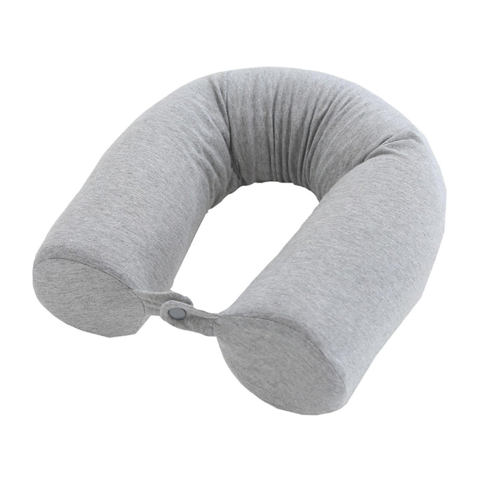 Travel Pillow Ergonomic Neck Support Pillow for Home Traveling Sleeping Grey