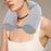 Travel Pillow Ergonomic Neck Support Pillow for Home Traveling Sleeping Grey