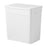 Trash Can with Lid Paper Basket Waste Bin for Kitchen Dorm Living Room 26x17.5x26 cm