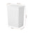 Trash Can with Lid Paper Basket Waste Bin for Kitchen Dorm Living Room 26x17.5x34 cm