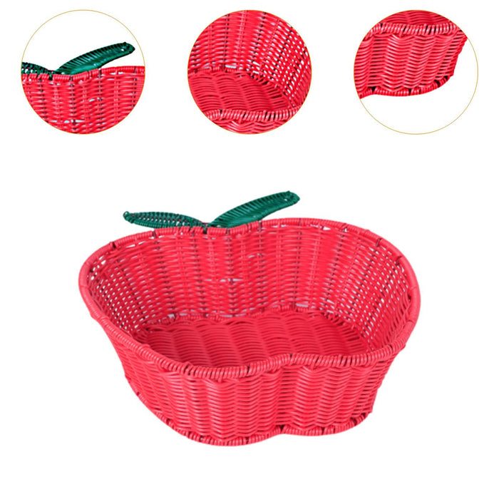 Fruit Basket Decorative Multipurpose Bread Basket for Kitchen Cupboard Bread 31cmx10cm