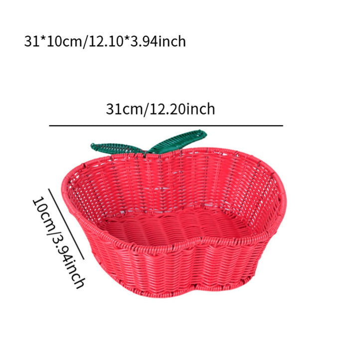 Fruit Basket Decorative Multipurpose Bread Basket for Kitchen Cupboard Bread 31cmx10cm