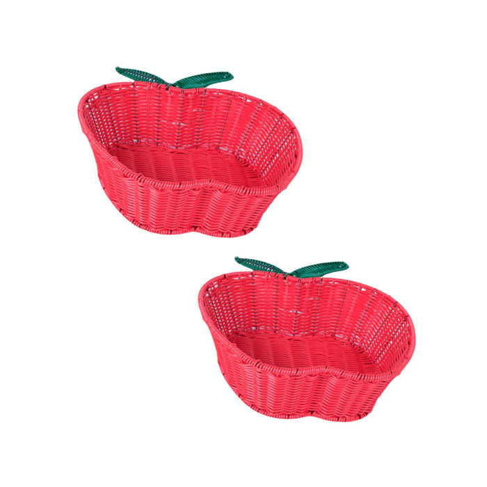 Fruit Basket Decorative Multipurpose Bread Basket for Kitchen Cupboard Bread 27cmx9.5cm 31cmx10cm