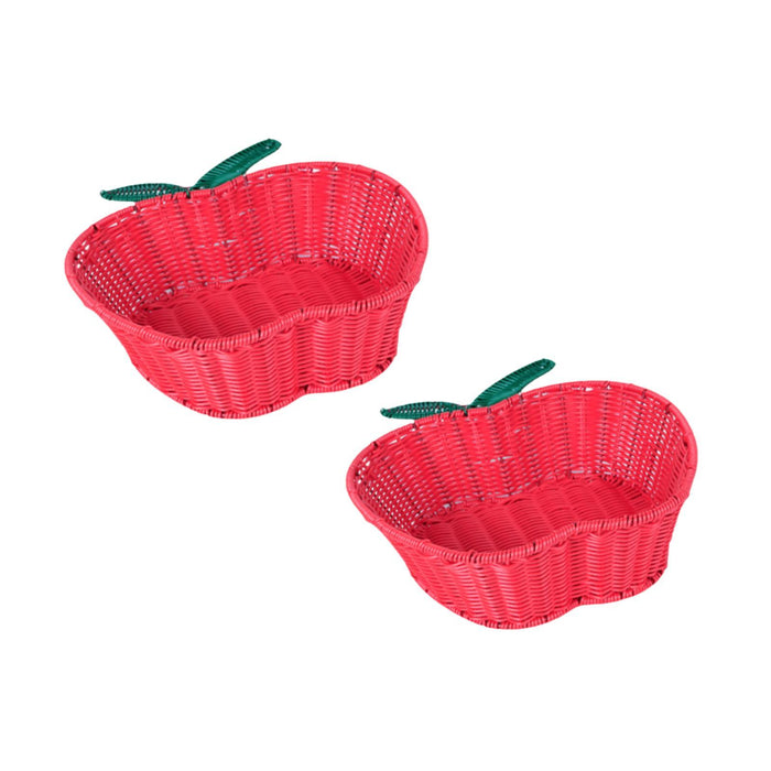 Fruit Basket Decorative Multipurpose Bread Basket for Kitchen Cupboard Bread 27cmx9.5cm 31cmx10cm