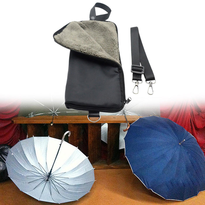 Umbrella Bag Umbrella Carrier Telescopic Umbrella Cover for Women Men Adults Gray