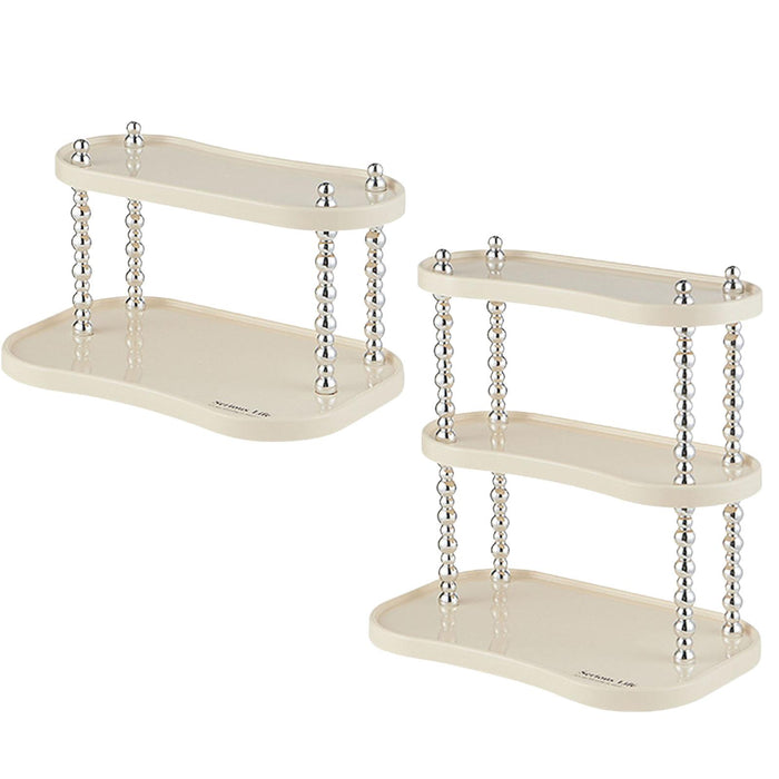 Water Cup Storage Rack Display Storage Shelf for Glass Cups Hotel, Apartment 2 Tiers