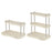 Water Cup Storage Rack Display Storage Shelf for Glass Cups Hotel, Apartment 2 Tiers