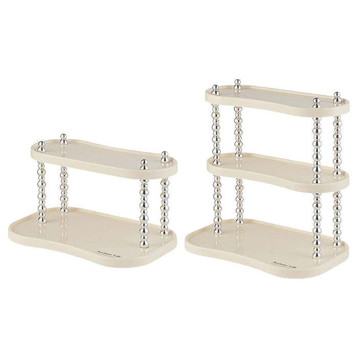 Water Cup Storage Rack Display Storage Shelf for Glass Cups Hotel, Apartment 2 Tiers