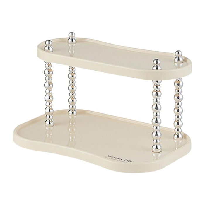 Water Cup Storage Rack Display Storage Shelf for Glass Cups Hotel, Apartment 2 Tiers