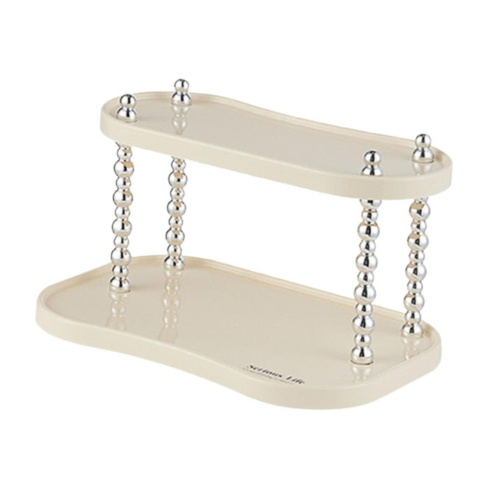 Water Cup Storage Rack Display Storage Shelf for Glass Cups Hotel, Apartment 2 Tiers