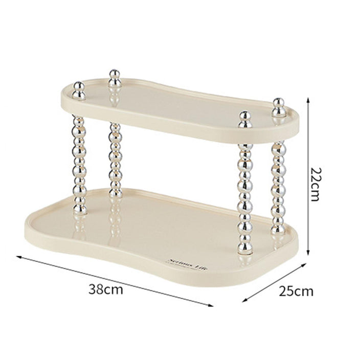 Water Cup Storage Rack Display Storage Shelf for Glass Cups Hotel, Apartment 2 Tiers