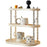 Water Cup Storage Rack Display Storage Shelf for Glass Cups Hotel, Apartment 3 Tiers