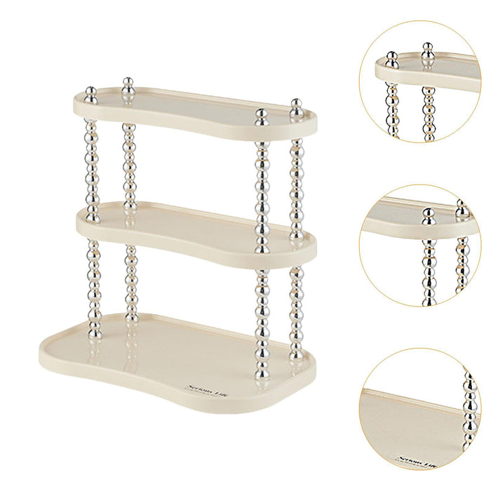 Water Cup Storage Rack Display Storage Shelf for Glass Cups Hotel, Apartment 3 Tiers