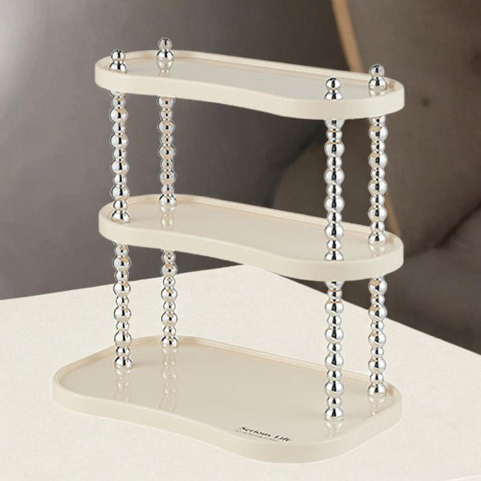 Water Cup Storage Rack Display Storage Shelf for Glass Cups Hotel, Apartment 3 Tiers