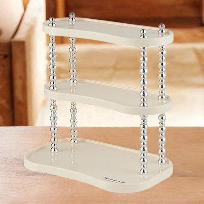 Water Cup Storage Rack Display Storage Shelf for Glass Cups Hotel, Apartment 3 Tiers