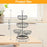 5 Tiered Wire Basket Stand Countertop Vegetable Bowl for Bread Onion Storage