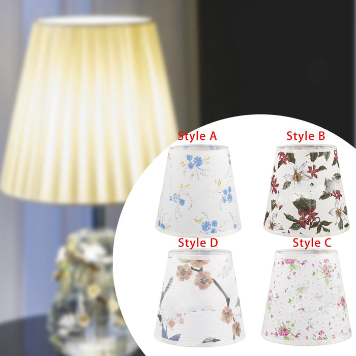 Table Lamp Shade Classic Decorative Cloth Lamp Shade Lantern Round Lampshade Style A