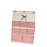 Wall Hanging Bag Modern over The Door Holder Case for Home Bathroom Wardrobe Red with 8 Pockets