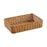 Woven Storage Basket Decorative Simple Bread Basket for Books Cosmetics Toys 35cmx24cmx8cm