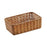 Woven Storage Basket Decorative Simple Bread Basket for Books Cosmetics Toys 24cmx16cmx8cm