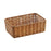 Woven Storage Basket Decorative Simple Bread Basket for Books Cosmetics Toys 24cmx16cmx8cm