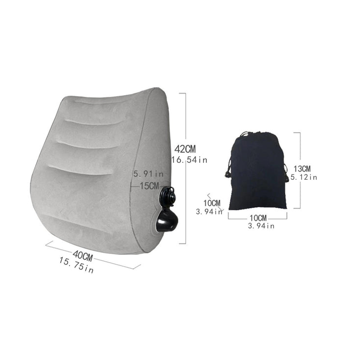 Travel Lumbar Pillow Waist Cushion for Office Lower Back Computer Chair