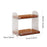 Desktop Organizer Shelf Modern Bookshelf for Dresser Top Bedroom Living Room Stone Pattern