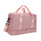 Gym Bag Luggage Bag with Shoe Compartment Tote Bag Handbag Travel Duffel Bag Pink