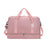 Gym Bag Luggage Bag with Shoe Compartment Tote Bag Handbag Travel Duffel Bag Pink