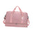 Gym Bag Luggage Bag with Shoe Compartment Tote Bag Handbag Travel Duffel Bag Pink