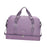 Gym Bag Luggage Bag with Shoe Compartment Tote Bag Handbag Travel Duffel Bag Light Violet