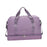 Gym Bag Luggage Bag with Shoe Compartment Tote Bag Handbag Travel Duffel Bag Light Violet