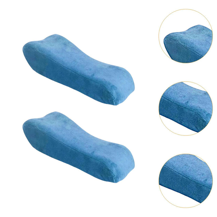 2 Pieces Office Chair Armrest Pads for Computer Gaming Chair Study Room Dorm Blue