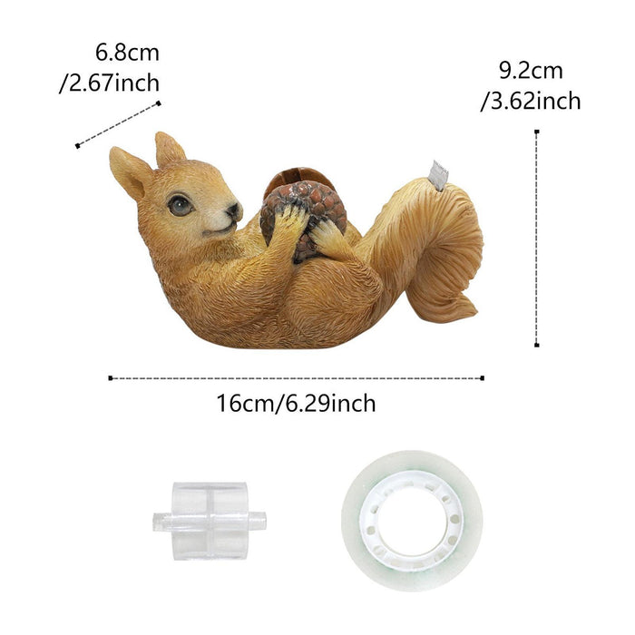 Squirrel Tape Dispenser Cute Portable Desk Accessory for Desktop Office Home