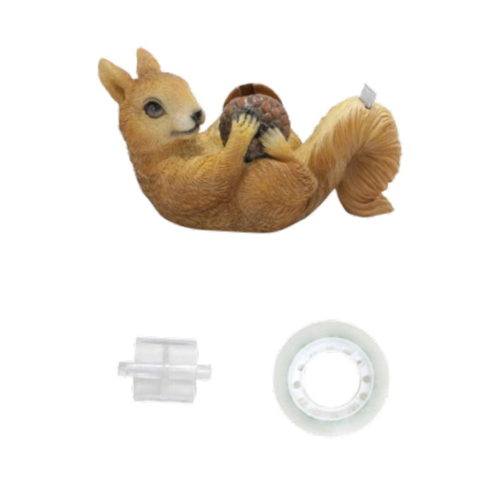 Squirrel Tape Dispenser Cute Portable Desk Accessory for Desktop Office Home