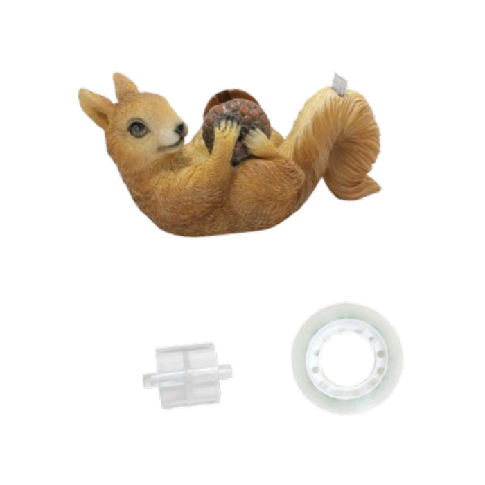 Squirrel Tape Dispenser Cute Portable Desk Accessory for Desktop Office Home