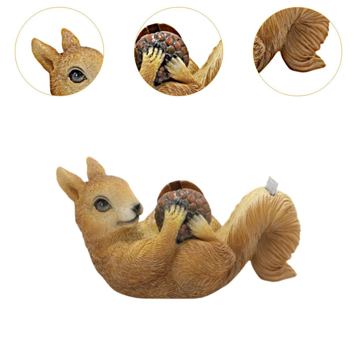 Squirrel Tape Dispenser Cute Portable Desk Accessory for Desktop Office Home