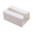 Tissue Box Cover Wall Mounted Modern Tissue Case for NightStand Hotel Toilet Large White