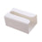 Tissue Box Cover Wall Mounted Modern Tissue Case for NightStand Hotel Toilet Large White