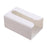 Tissue Box Cover Wall Mounted Modern Tissue Case for NightStand Hotel Toilet Large White