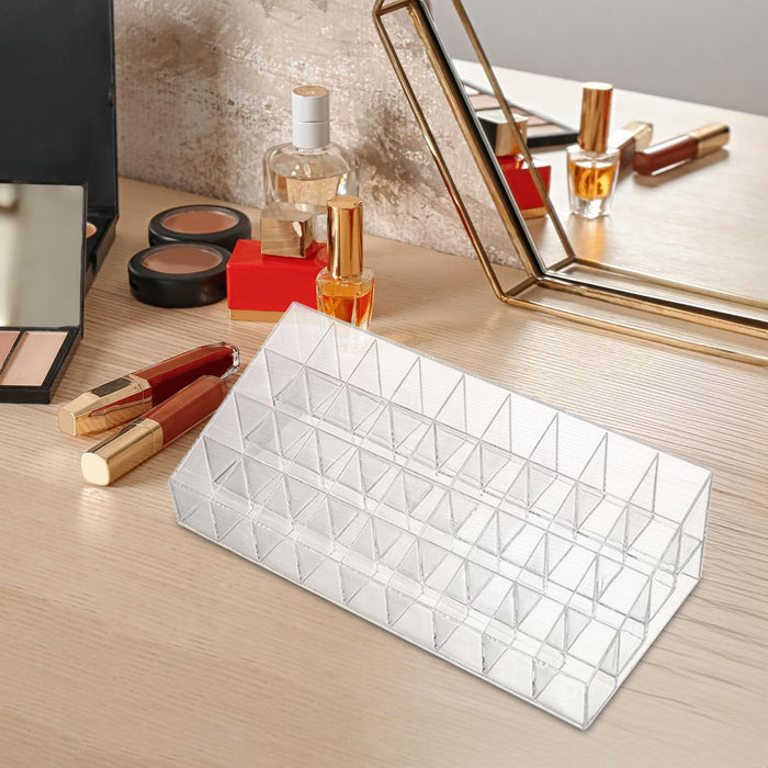 Lipstick Organizer Clear Lipstick Holder Case for Perfume Sample Lip Glosses 36 Slot