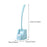 Toilet Brush and Holder Toilet Scrubber Cleaning Brush Bathroom Brush Blue