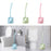 Toilet Brush and Holder Toilet Scrubber Cleaning Brush Bathroom Brush Blue