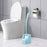 Toilet Brush and Holder Toilet Scrubber Cleaning Brush Bathroom Brush Blue