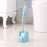 Toilet Brush and Holder Toilet Scrubber Cleaning Brush Bathroom Brush Blue