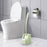 Toilet Brush and Holder Toilet Scrubber Cleaning Brush Bathroom Brush Green