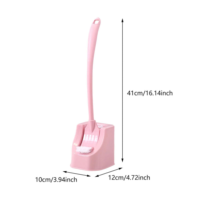 Toilet Brush and Holder Toilet Scrubber Cleaning Brush Bathroom Brush Pink