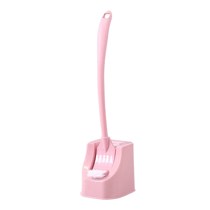 Toilet Brush and Holder Toilet Scrubber Cleaning Brush Bathroom Brush Pink